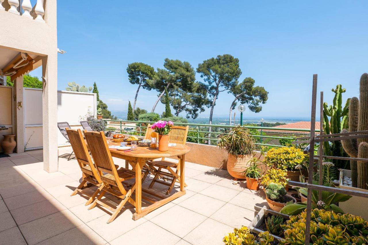 La Cle Vue Mer, Clim, Terrasse, Parking A Hyeres Exterior photo
